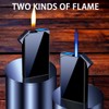 Butane Torch Lighter - Dual Flame, Jet Torch, Windproof, Refillable,