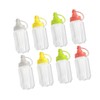 WEZCHUGHAOL Squeeze Bottles for Sauces and Condiments, 8 Pack, Mini