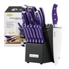 McCook MC27 14 Pieces Stainless Steel kitchen knife set with