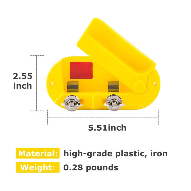 Cut Off Switch Electric Fence Switch of Plastic Single Pole-Yellow