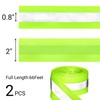 Tlence 2 Rolls 2" x 66ft Reflective Ribbon, High Visibility