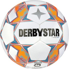 Derbystar Unisex Youth Stratos Light v23 Football, White Green, 4