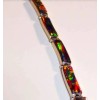 Raphaellos.net Fire Opal Tennis Bracelet Black Fire Opal 950 Sterling