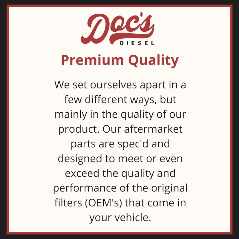 Doc's Auto Parts Ram 1500 3.0L EcoDiesel Fuel Filter 2014-2019