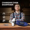 Electric chainsaw sharpener,Chainsaw chain sharpener12V,DC 55W 25000PRM,With 5 alloy grinding