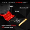 Litorange Oscillating Tool Titanium Blades, Universal Quick Release Multitool Blades