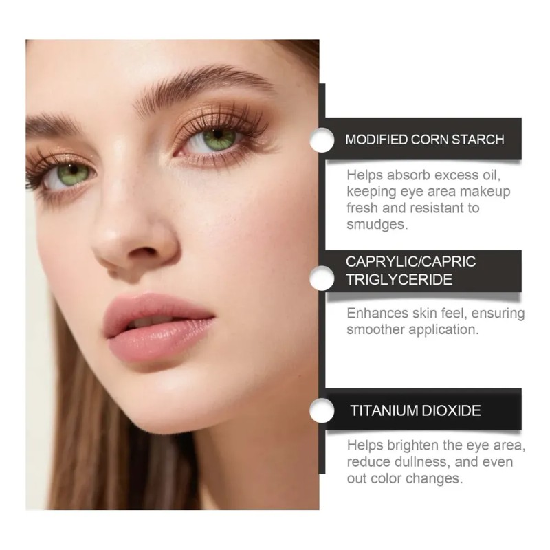 Zephoco-maquillaje Radiante For El Área De Los Ojos, Polvo