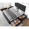 GAOMON Full Size Bed Frame with 4 Drawers and Adjustable