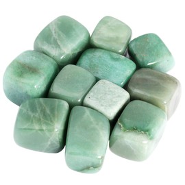mookaitedecor 460 g Green Aventurine Tumbled Stones for Home Decoration, Irregular Polished Chakra Healing Gemstones Set for Crystal Healing, Reiki, Wicca, Meditation, Garden Decoration