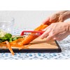 Dreamfarm Sharple Self-Sharpening Vegetable & Food Vertical Speed-Peeler - Red