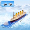LULUFUN Titanic Ship Model Building Block Set, DIY Nano Micro