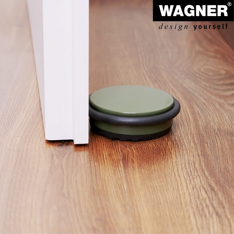 WAGNER Floor Door Stopper Big Disk Colour Green - Diameter