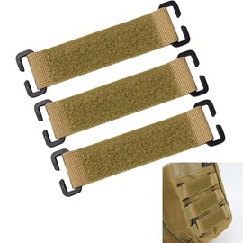 Tactical Velcro Patches Board Tactical Patches Hanger, Molle Patches Scoreboard, Tactical Molle Hook and Loop for Badges and Badges, Outdoor Backpack, Tactical Vest, Mud Colour