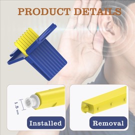 (16 Pcs) Starkey Hearing Aid Wax Guards Filters, Hear Clear Accessories for Starkey, Hearing Aid Replacement Parts Supplies Cleaning Kit, Ear Removal and Replacement Cerumen Schutz Cleaning Tool