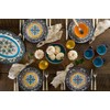 Euro Ceramica Zanzibar Collection 16 Piece Dinnerware Set Kitchen and