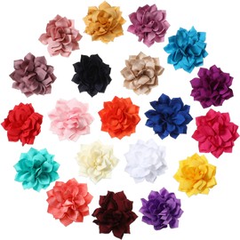 Saintrygo 20 Pieces Dog Collar Flowers Multi Color Pet Flower Bow Ties Flower Collars for Dogs Grooming Cat Puppy Dog Flowers for Collars Dog Charms Collar Accessories