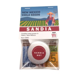 New Mexico Chile Seeds from Hatch NM | Hot Sandia Variety | Green Chili Seeds | Red Chili Pepper Seeds