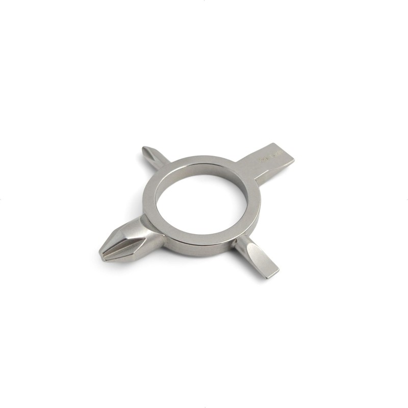 Screwdriver Keychain with Phillips and Flat Head - Tiny EDC