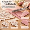 Stainless Steel Pinking Shears for Fabric Cutting – 3/5/7mm Wave