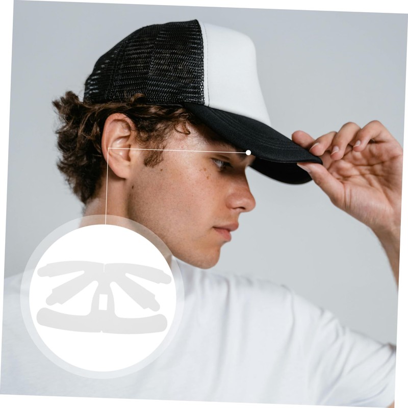 JECOMPRIS 50pcs Hat Inner Support Baseball Caps Inserts Hat Shaper