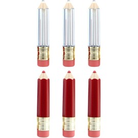 VALICLUD 6 Tubos Vacíos para Brillo de Labios en Forma de Lápiz, 5ml, Plástico, Recargables Prueba de Fugas para Maquillaje