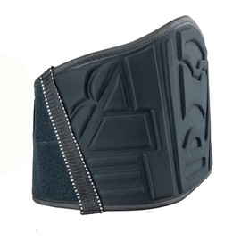 Ledershop-online motorcycle kidney belt, kidney protection, back warmer with wide Velcro fastening, black, S - 6 XL. (Motorrad-nierengurt mit Breitem Klettverschluss Schwarz Gr. S - Xxl) - Black , size: 4xl