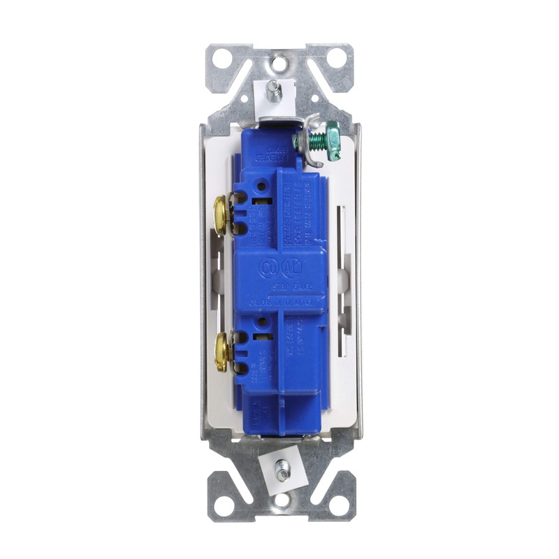 EATON Wiring 7501W-BOX 15-Amp 120-Volt Single-Pole Decorator, White
