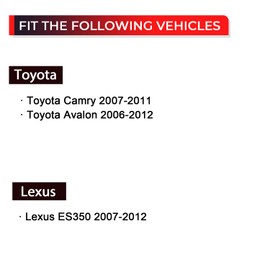 NITOYO K750123 Front Stabilizer Sway Bar Links Compatible with Toyota Camry 07-11, Avalon 06-12, Lexus ES350 ES300h 2007-2012,2PCS