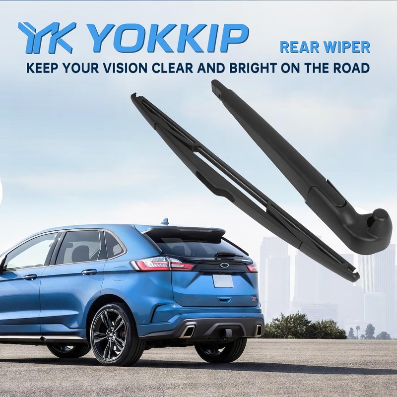 YOKKIP Back Windshield Wiper - Replacement for 2007-2016 Jeep Wrangler