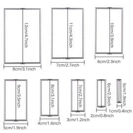 DECORA Rectangle Cutting Dies Stencil DIY Scrapbook Album Paper Card Embossing Tool
