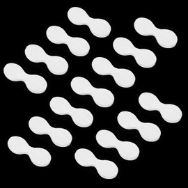 100Pcs Disposable Non Woven Eye Care, Clear Eye Mask Paper Lightweight Eye Covers for Facials Paper Eye Nose Face Pads for Skincare Wrap Moisture Retention (White)