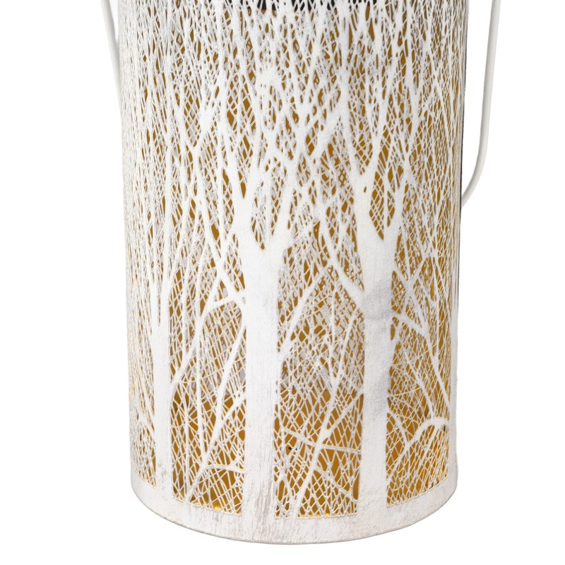 Garden Hanging Light Outdoor Solar Powered Lantern 5730LED White Forest