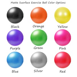 SK Depot™ Exercise Ball 38-45cm (S) Extra Thick Yoga Ball Chair Slow Deflate Fitness Ball Stability Ball for Improved Posture Balance Yoga, Pilates Core Fitness Exercise Training Balance Yoga Class Core Office & Home & Gym Ball (Smooth Exterior,Green)