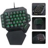 Onehanded Keyboard RGB Blacklight Mechanical Keyboard With Macro Definition Function