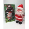 B/O Vintage Musical Walking Santa Claus with Bell. NOS. Plays