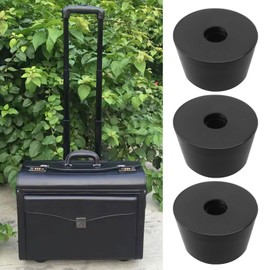 SG Store Pack of 20 Round Rubber Feet Rubber Feet Bumper Rubber Feet for Cutting Boards for Flight Cases Speaker Amplifier Cabinets Furniture 11 x 15 x 19 mm Black