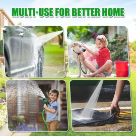 POPBULL Retractable Garden Hose Reel 1/2 in x 100 ft Wall Mounted Garden Hose Any Length