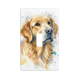 Labrador Dog Fun Wall Plates Light Switch Cover Decorative Single Toggle Switch Plate For Kitchen Bathroom Living Room
