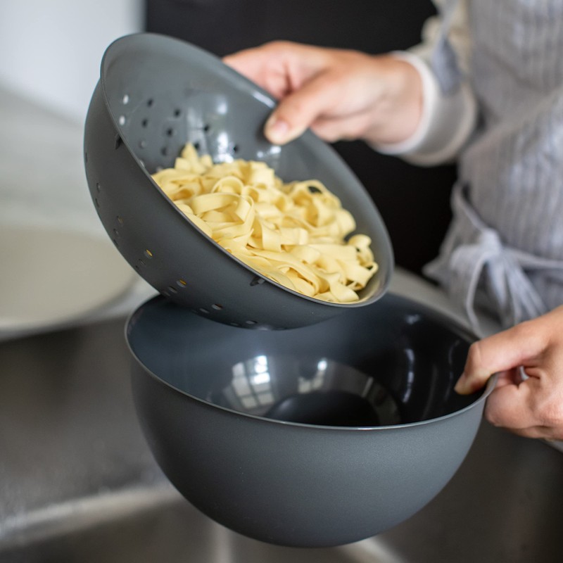 Koziol PalSBY M Bowl 2 L Natural Ash Grey