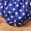 WASAIGOOD Newborn Baby Girl Independence Day Rompers Elastic Straps Tube