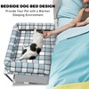 Bedside Cosleeper Pet Dog Bed - Dog Beds with Pillow