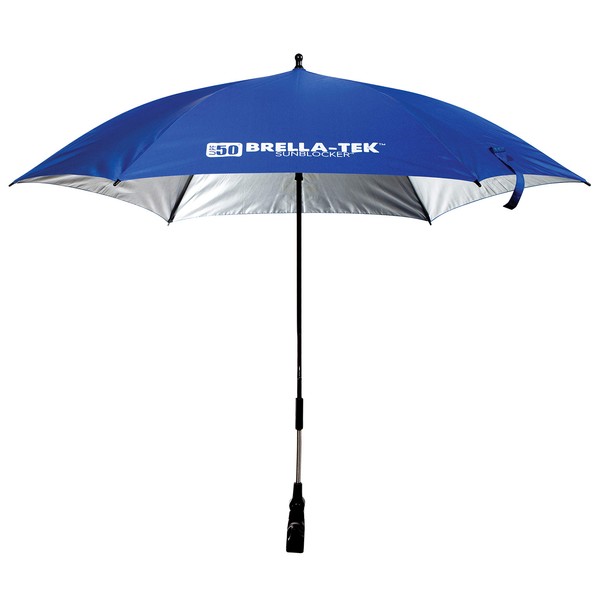 Franklin Sports All Position Umbrella with Universal Clamp – SIDELINE Brella-Tek  – Sun Protection – UPF 50+