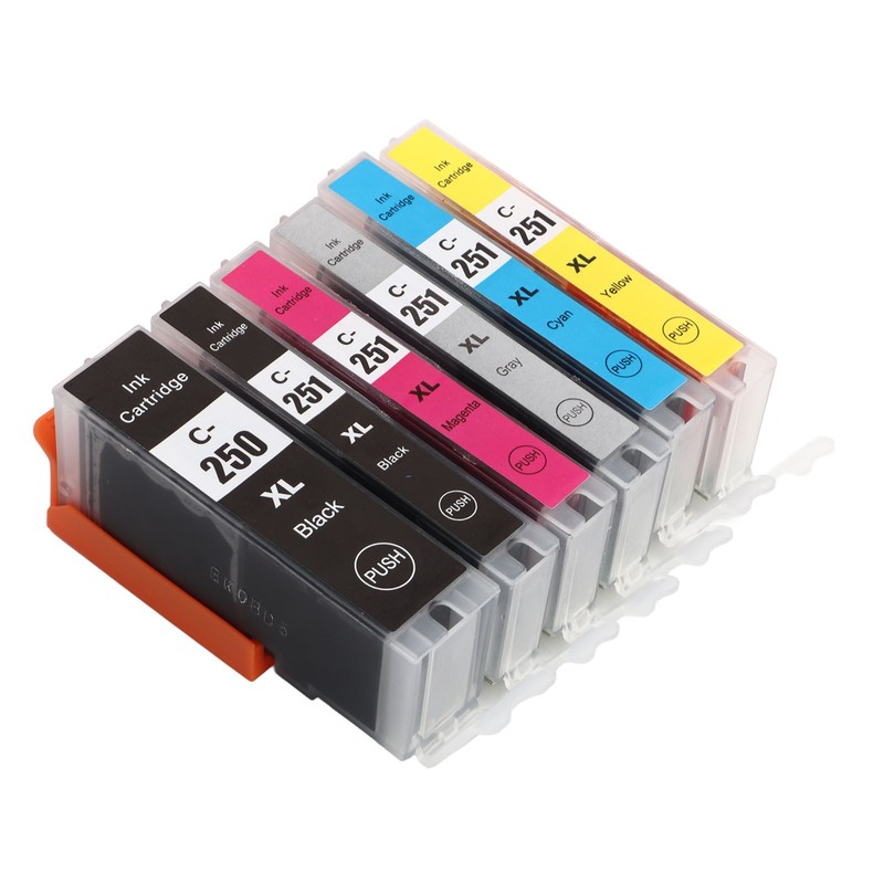 250‑251 Multi Colors Ink Cartridge Replacement Inkjet Cartridges Printer Accessories