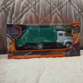 New-Ray New Ray Long Haul Trucker Peterbilt Model 335 Garbage Truck 1/43 Scale Licenced!