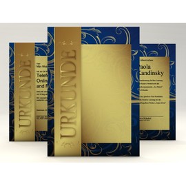 Writing Paper "Gold" 10 Sheets 190 g/m²