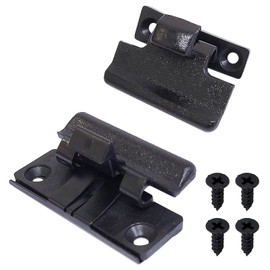 Auto-plaza Pair of Center Console Armrest Lid Latch Upper and Lower Replacement OE: MR532555 MR532556 Compatible with Mitsubishi Pajero V73 V75 V77 V93 V97 Montero Plastic