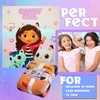 Gabby's Dollhouse Fleece Bed Blanket for Kids Super Soft Blanket