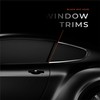 VViViD Black Matte Metallic Air-Release Adhesive Vinyl Pinstripe Tape Roll