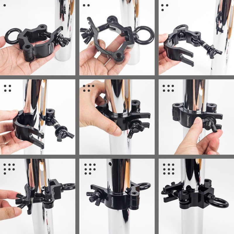Dreamlin Dance Pole Hanging Clamp for Pole Dancing Accessories and