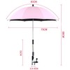 Pram Parasol with Clamp Umbrella with Adjustable Clip on UV